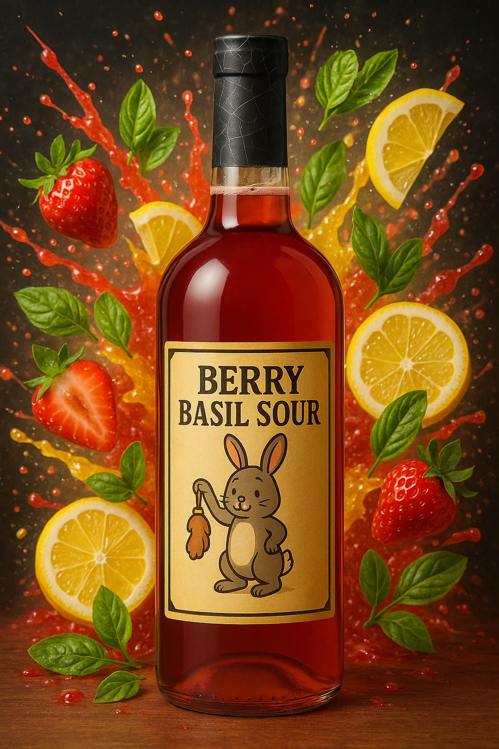 Berry Basil Sour